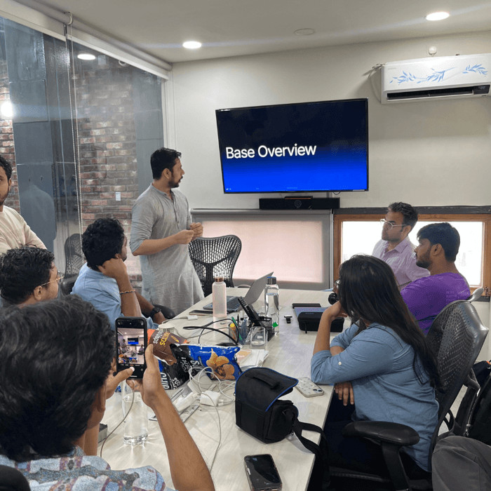 Base Buildathon kick-off at Devfolio